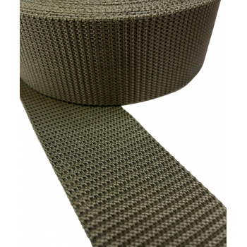 Belt Strap Hard Synthetic Khaki Color Width 57 mm Thickness 2.5 mm